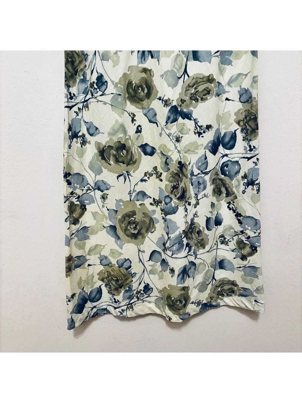 Norton Vintage Green Floral Sleeveless Petites Dress - Picture 3 of 7
